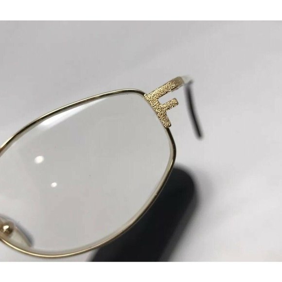FENDI Eyeglasses F556 Gold Color F 556 Diamond Beauty 51 [] 18 - 130 - Picture 3 of 12